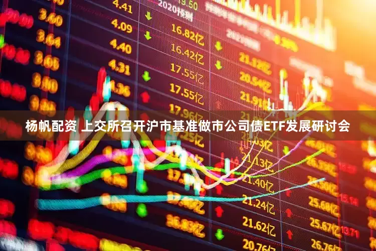 杨帆配资 上交所召开沪市基准做市公司债ETF发展研讨会