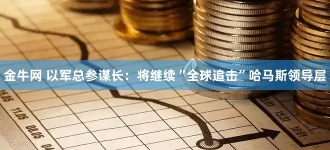 金牛网 以军总参谋长：将继续“全球追击”哈马斯领导层